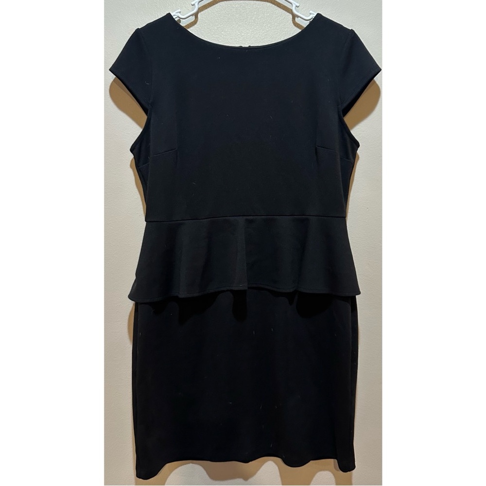 Apt. 9 Women’s Black Peplum Mini Dress Size 14P